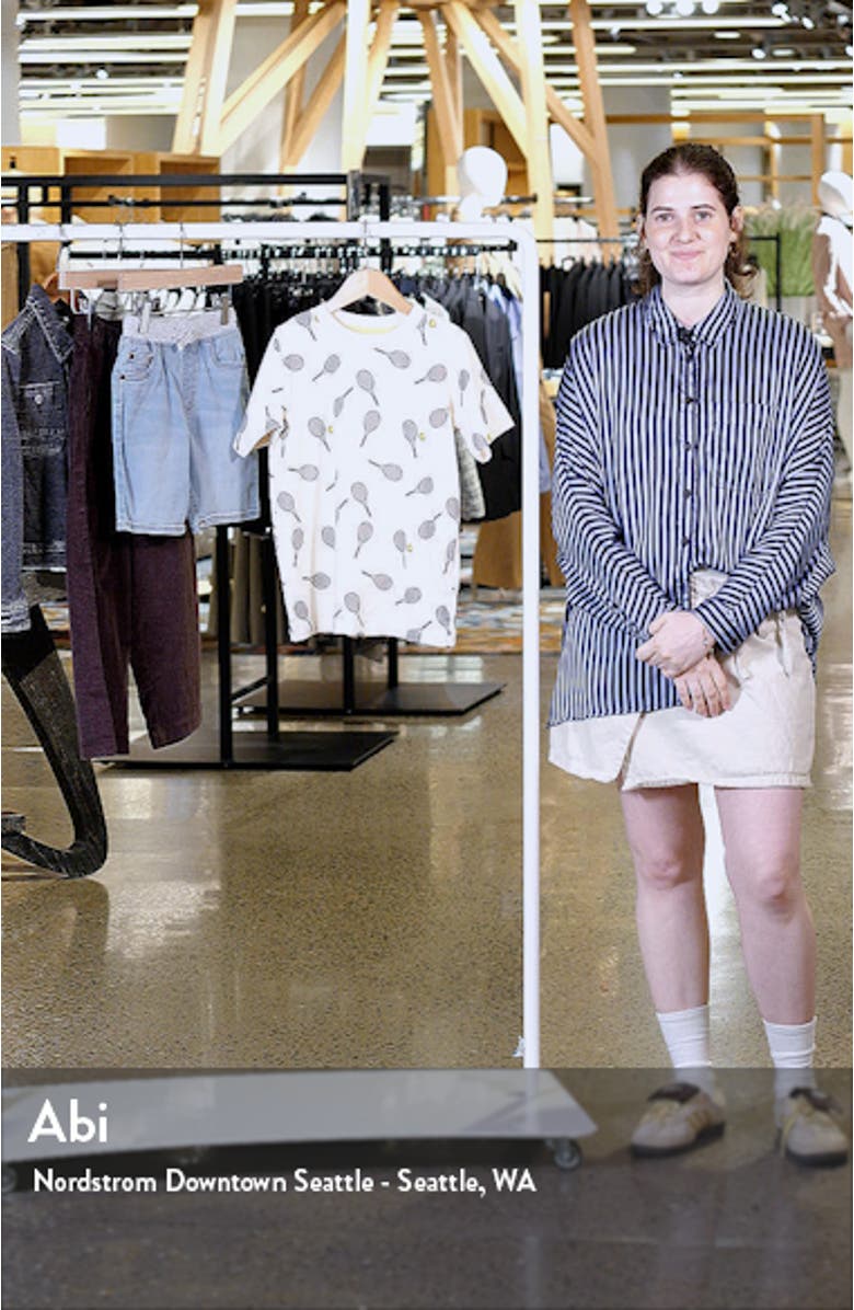 Kids' Karter Tennis Print T-Shirt, sales video thumbnail