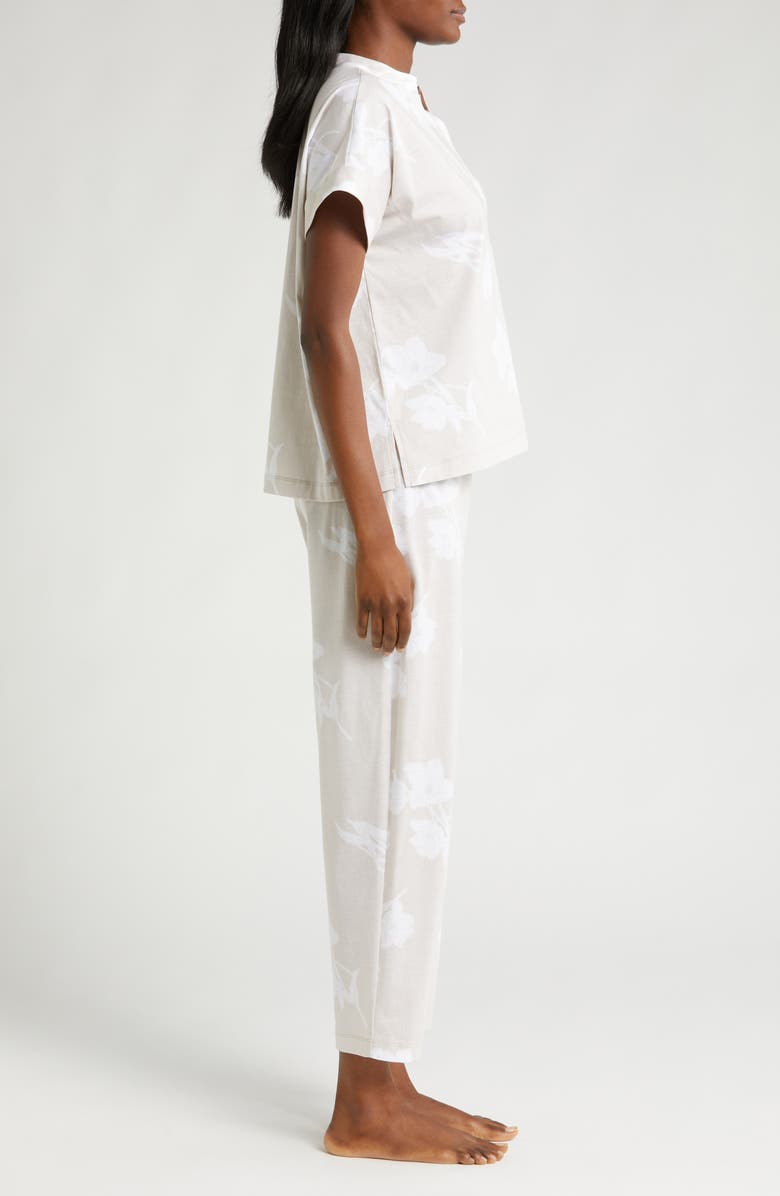 Natori Hana Floral Print Cotton Pajamas, Alternate, color, 