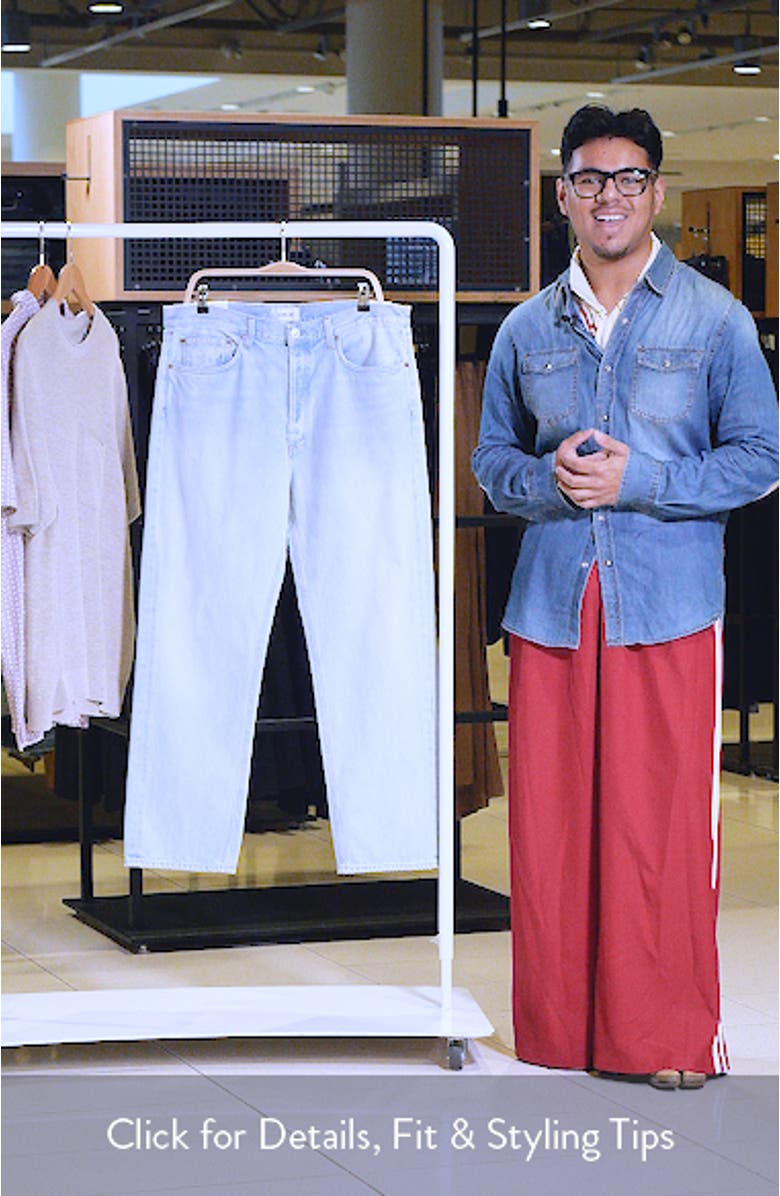 '90s Mid Rise Relaxed Straight Leg Jeans, sales video thumbnail