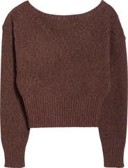 PacSun Cosette Off the Shoulder Rib Sweater