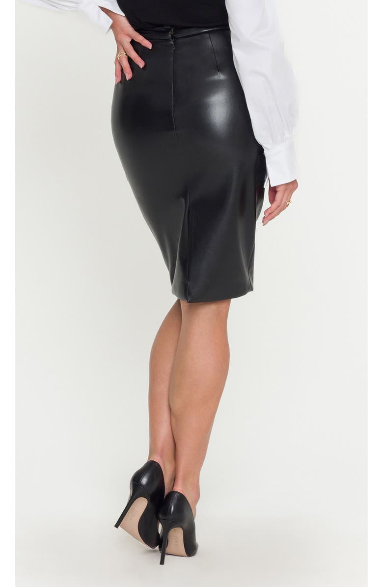 Generation Love Leonardo Vegan Leather Skirt, Alternate, color, Black