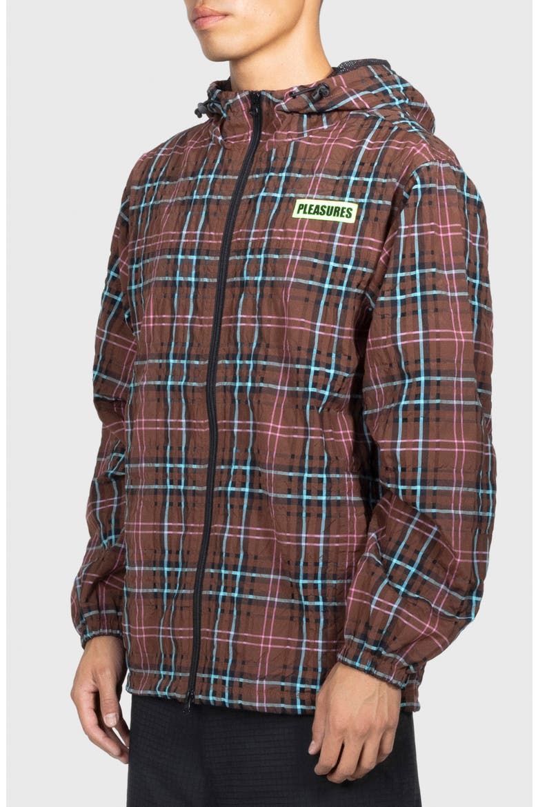 x Boiler Room Hooded Practice Zip Jacket, Alternate, color, BROWN