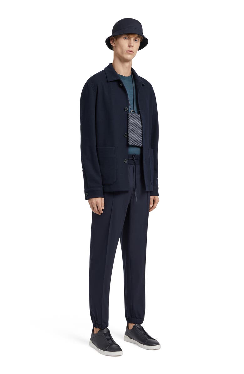 ZEGNA High Performance<sup>™</sup> Short Sleeve Wool T-Shirt, Alternate, color, 