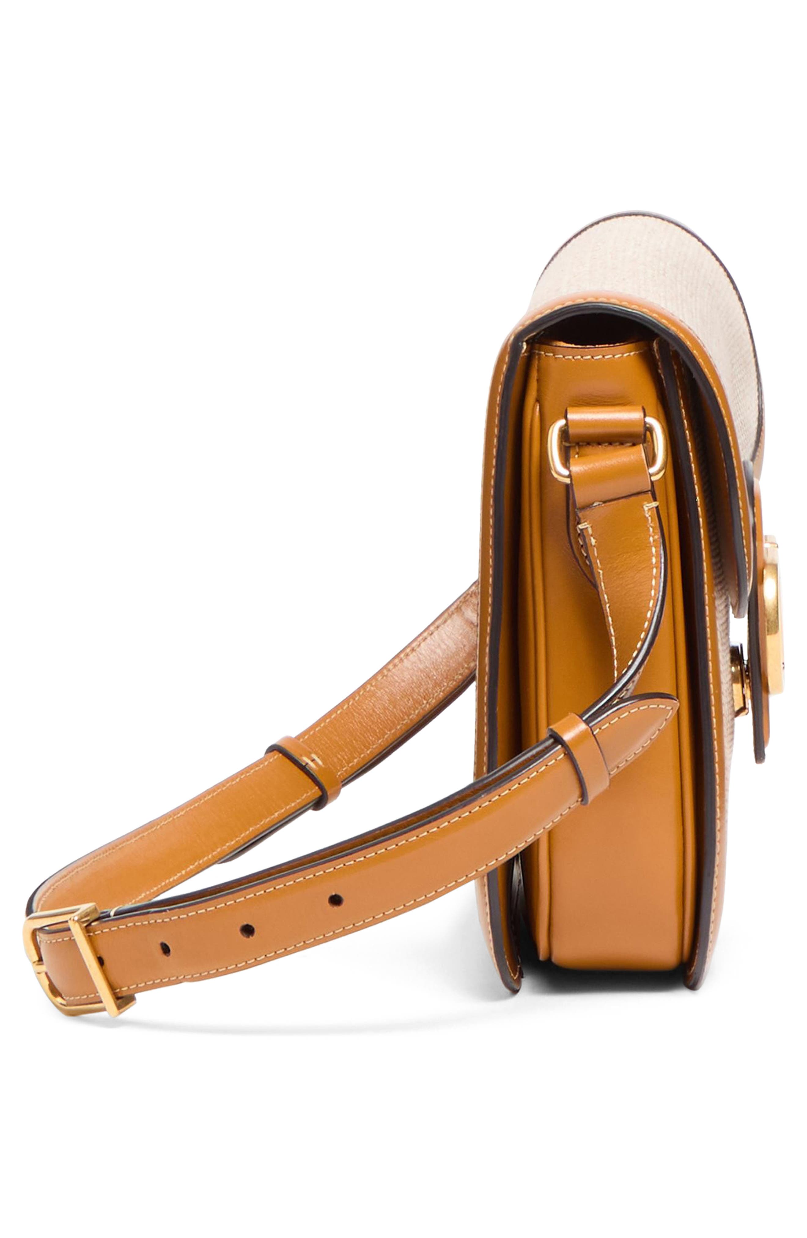 Valentino Garavani 9TO5 Canvas & Leather Shoulder Bag, Alternate, color, 