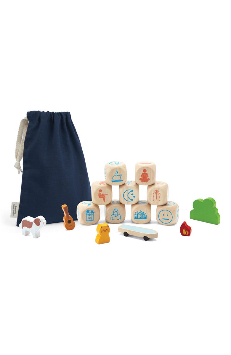 PlanToys<sup>®</sup> Storytelling Dice, Alternate, color, Assorted