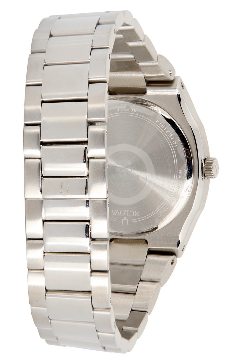Surveyor Diamond Bracelet Watch, 34mm, Alternate, color, SILVER