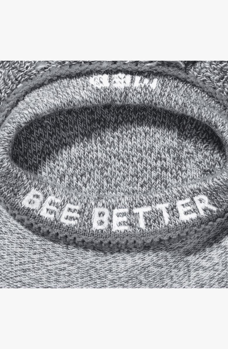 Bombas Marl Cushioned No-Show Socks, Alternate, color, 