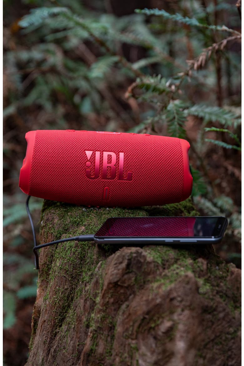 Charge 5 Waterproof Bluetooth® Speaker, Alternate, color, RED