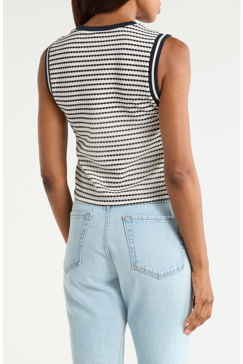 Florence Stripe Tank, Alternate, color, SPRING NAVY PUCKER