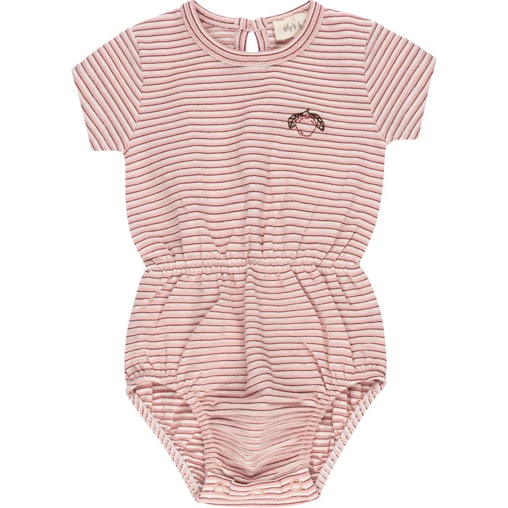 Ely's & Co. Metallic Stripe Collection In Pink