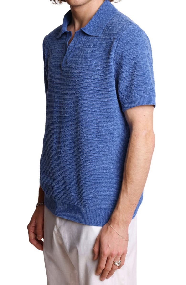 PAISLEY & GRAY Open Knit Johnny Collar Polo, Alternate, color,