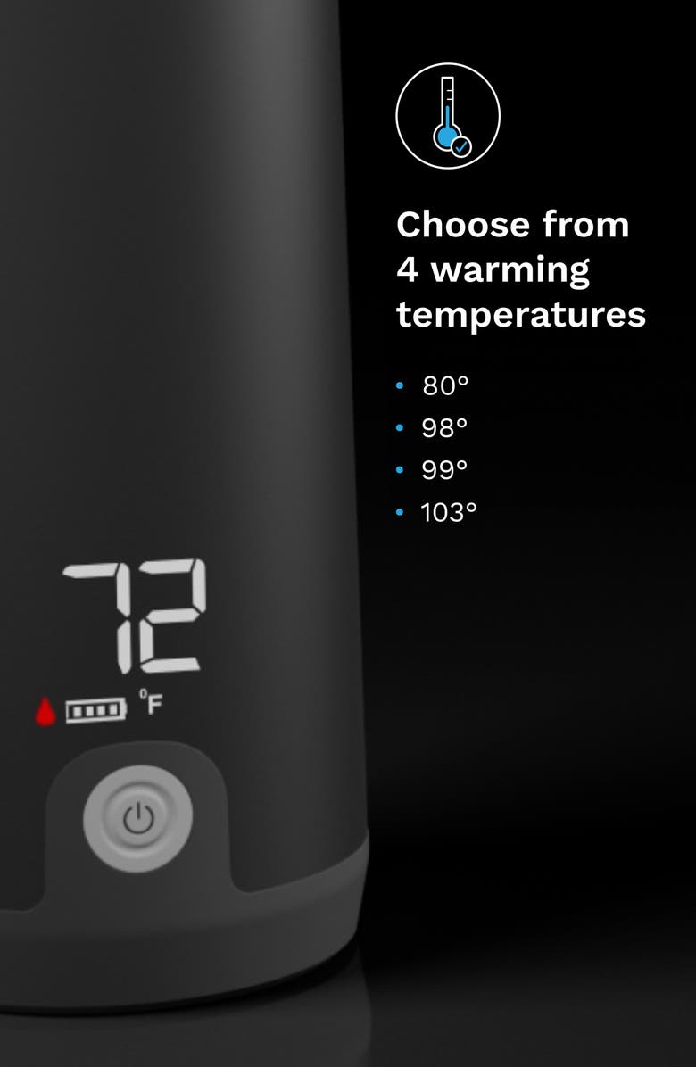 BABY BREZZA Travel & Portable Bottle Warmer, Alternate, color, Black