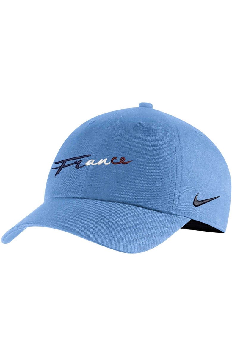 Nike Men's Nike Blue France National Team Campus Performance Adjustable Hat, Main, color, Blue