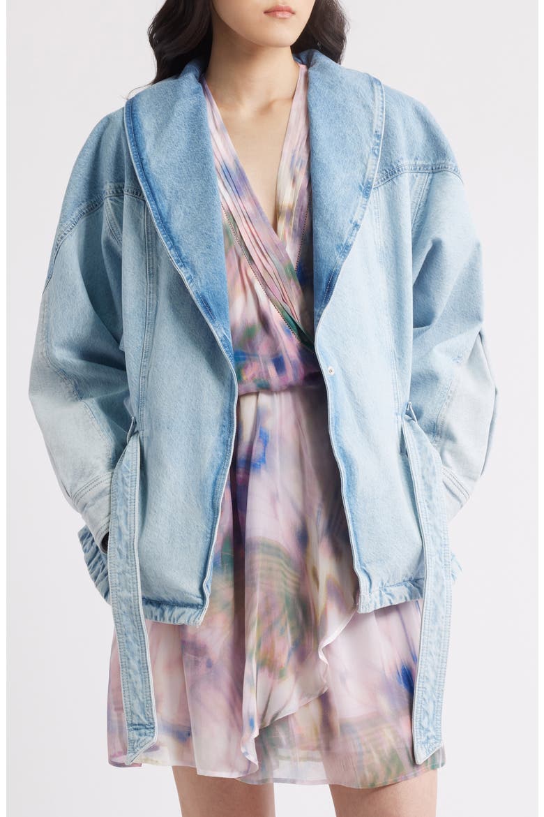 Paneled Denim Jacket, Alternate, color, BT BU