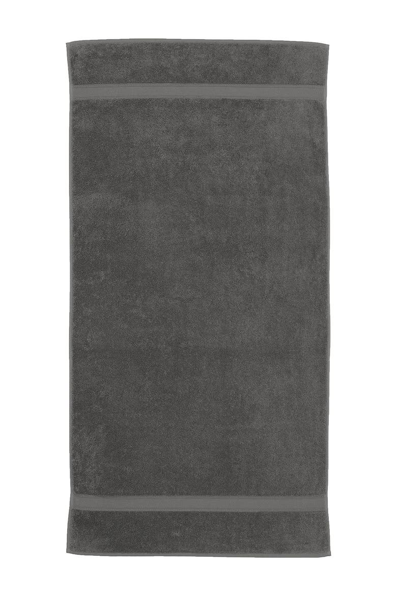 Sinemis Terry Bath Towel - Dark Grey, Alternate, color, DARK GREY