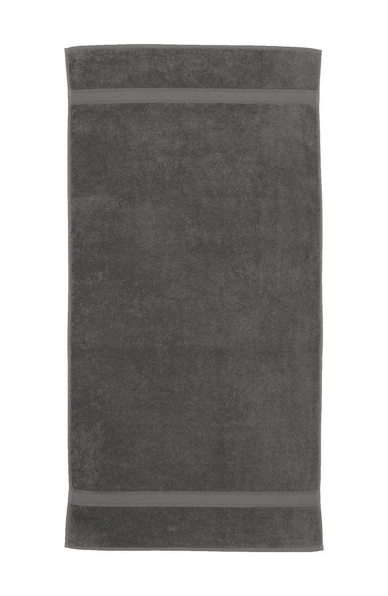 Linum Home Textiles Sinemis Terry Bath Towel - Dark Grey, Alternate, color, Dark Grey