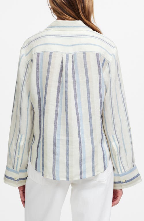 MADEWELL MADEWELL STRIPE LINEN BUTTON-UP SHIRT 