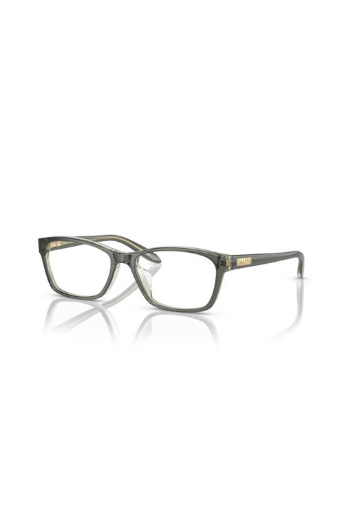 Ralph 51mm Square Optical Glasses In Green