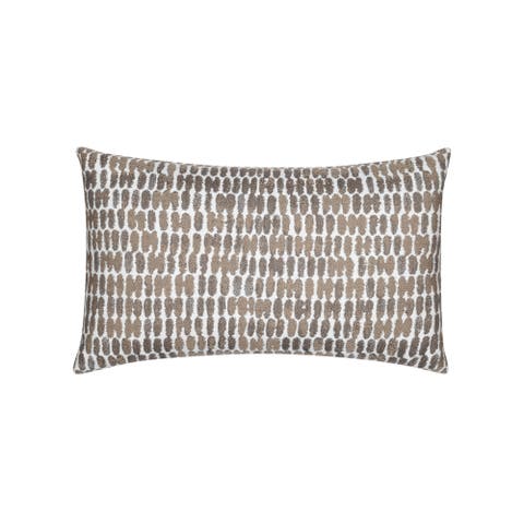 Thumbprint Indoor & Outdoor Woven Accent Pillow
