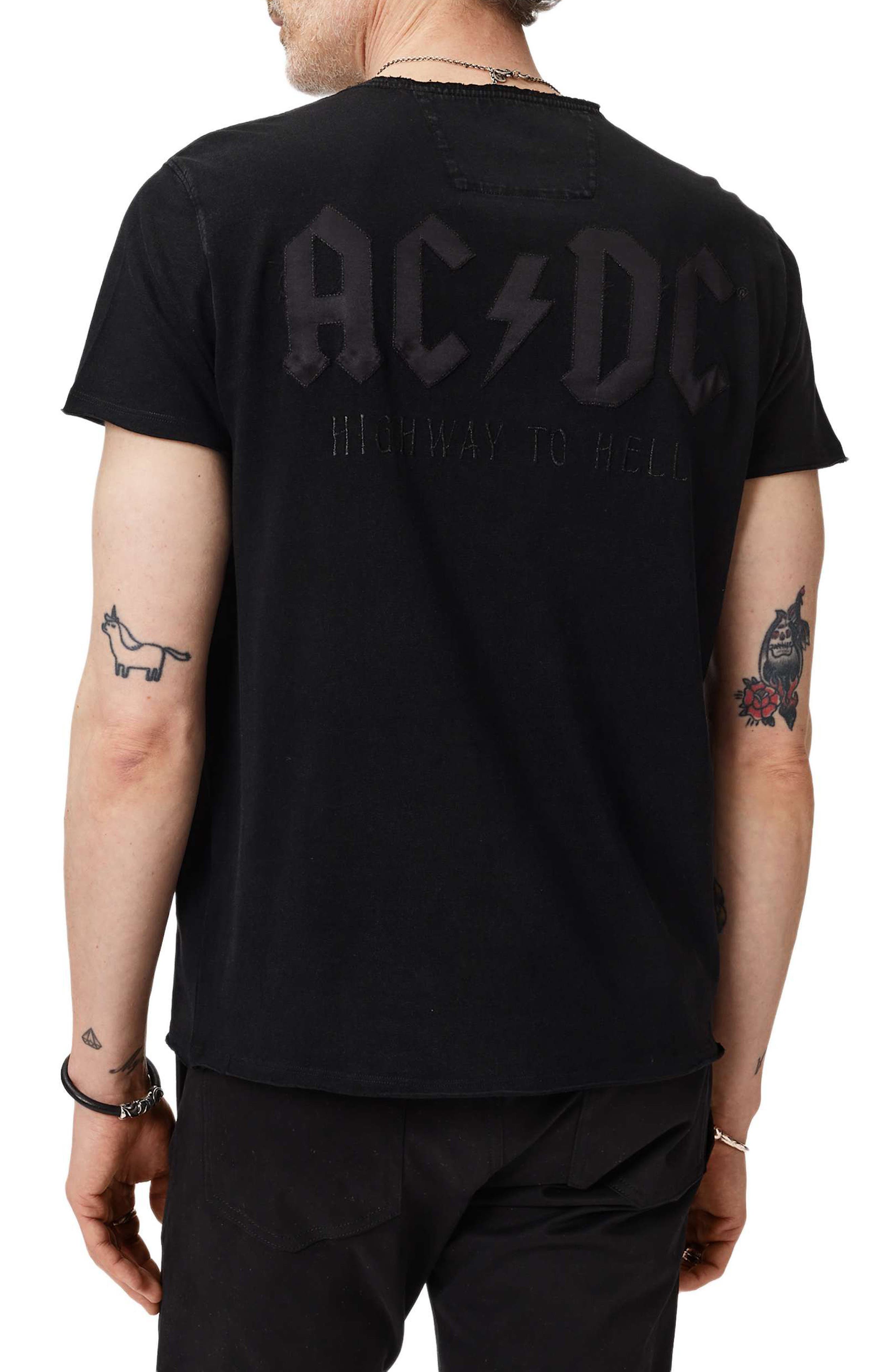AC/DC Raw Edge Graphic T-Shirt - image 2