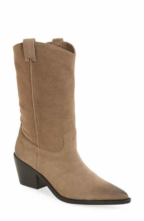 Steve Madden Stetson Suede Western Boot