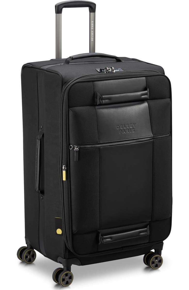 Delsey Paris Wagram 26" Trunk Softside Expandable Luggage with Spinner Wheels, Alternate, color, Black