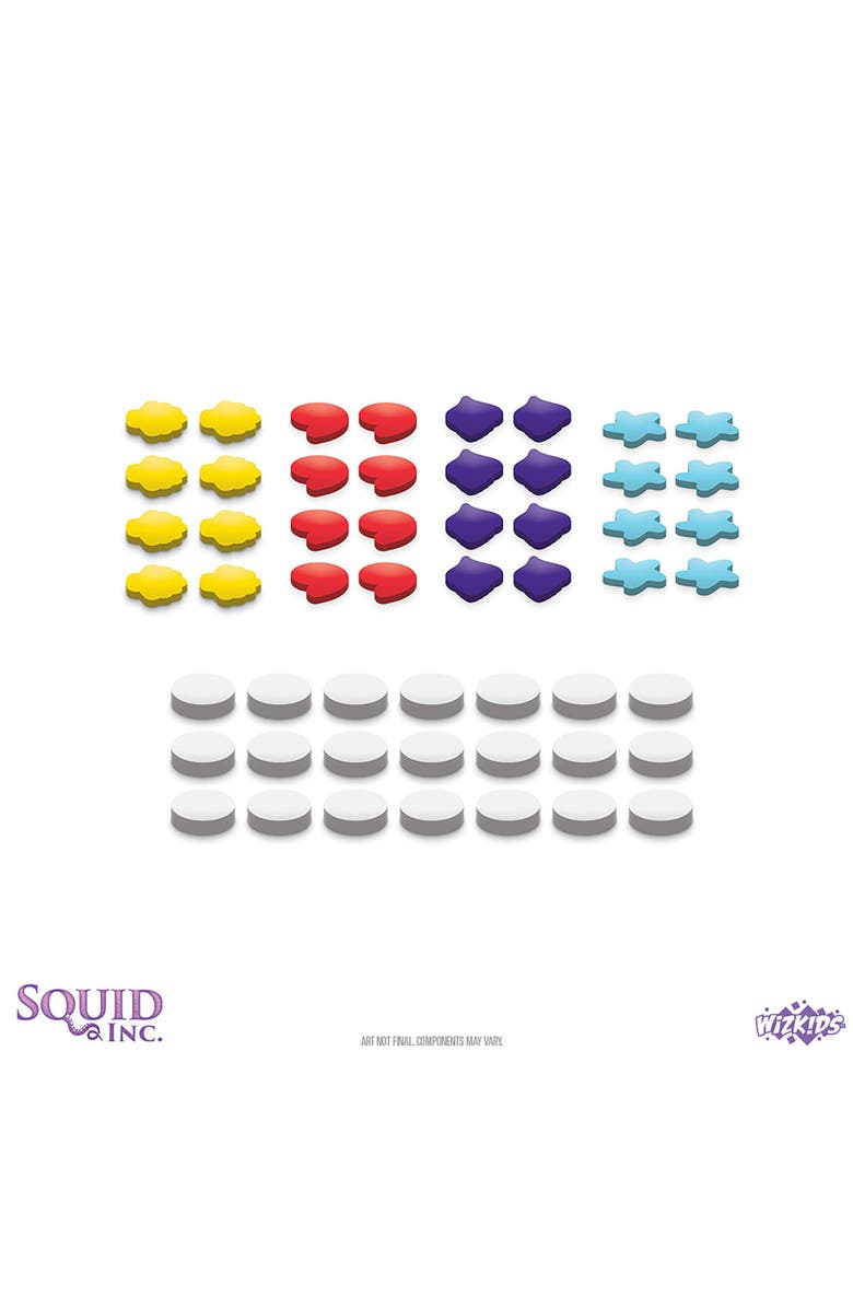 WizKids Games Squid Inc. Strategy Board Game, Ages 14+, 2-4 Players, 60 Min, Alternate, color, Multicolored