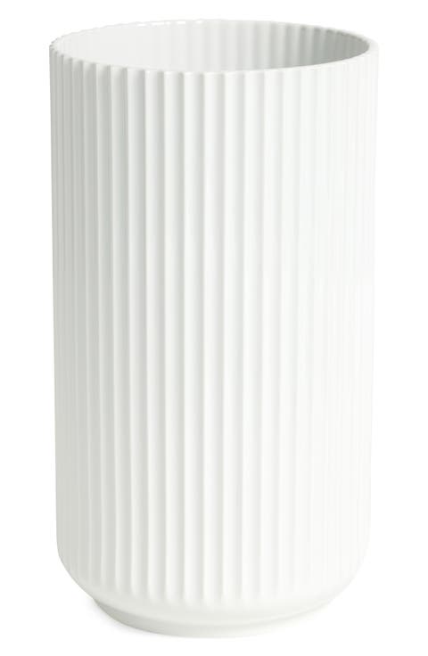 12-Inch Fluted Vase