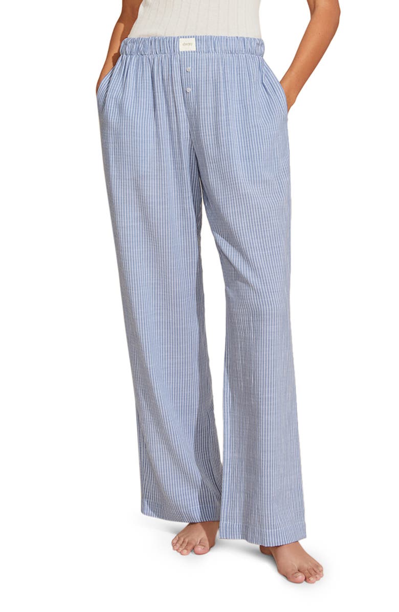 Eberjey Nautico Stripe Pajama Pants, Main, color, 