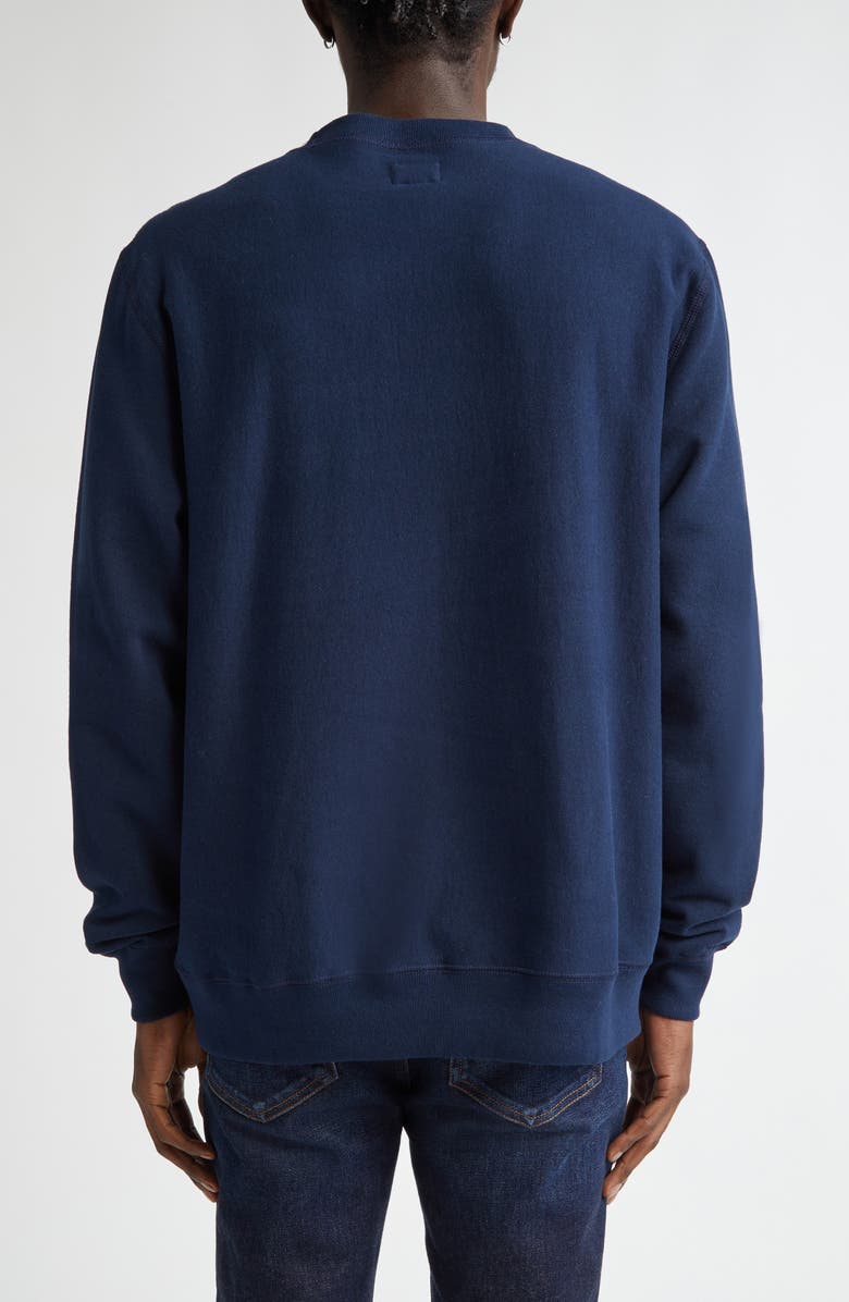 Noah Classic Cotton Crewneck Sweatshirt, Alternate, color, Navy