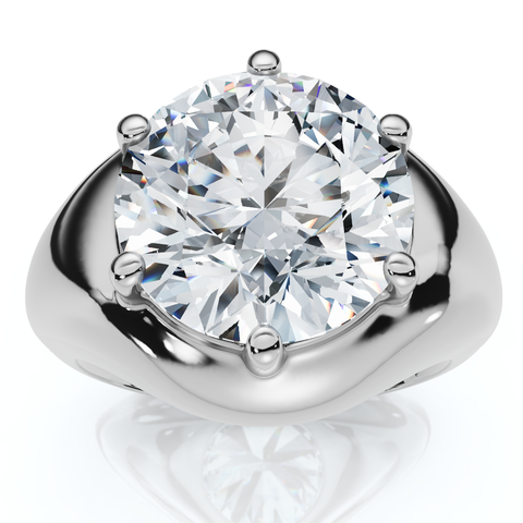 Certified 5Ct Bryn Diamond Solitaire Engagement Ring Grown