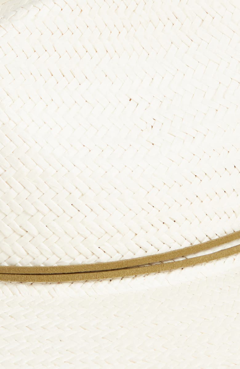 rag & bone Packable Woven Straw Fedora, Alternate, color,