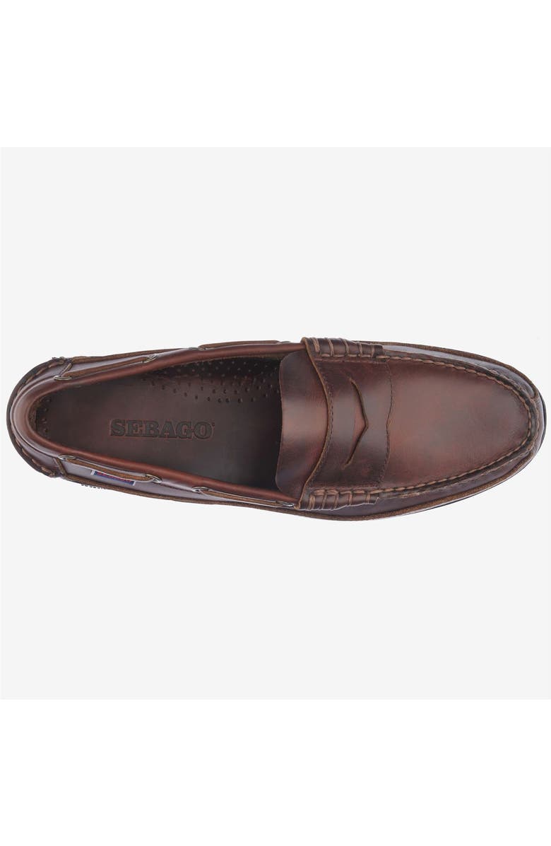 Sebago Sloop Boat Shoe, Alternate, color, Brown-Gum