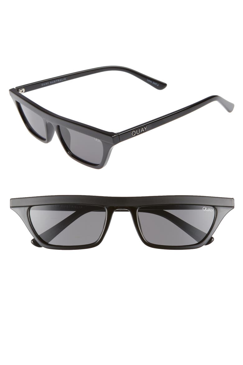 Australia Finesse 52mm Sunglasses, Main, color, BLACK/ SMOKE