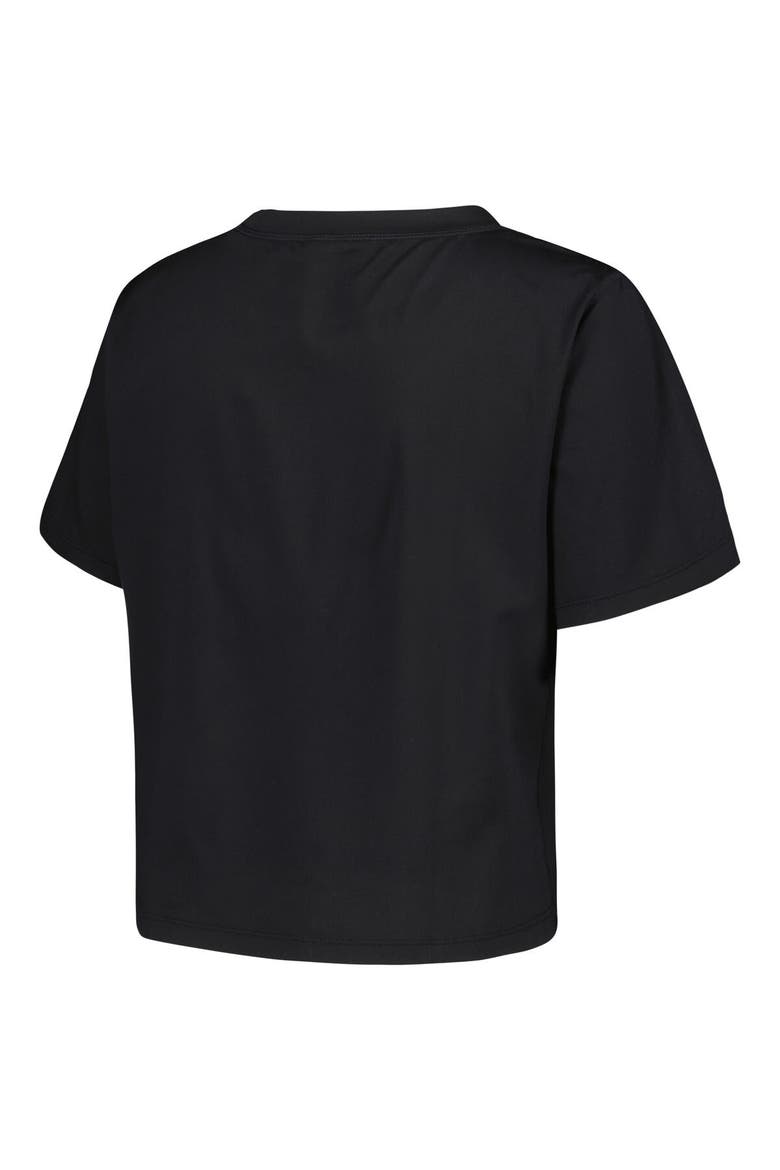 Women's Black Colorado Buffaloes Milky Silk Cropped T-Shirt, Alternate, color, Black