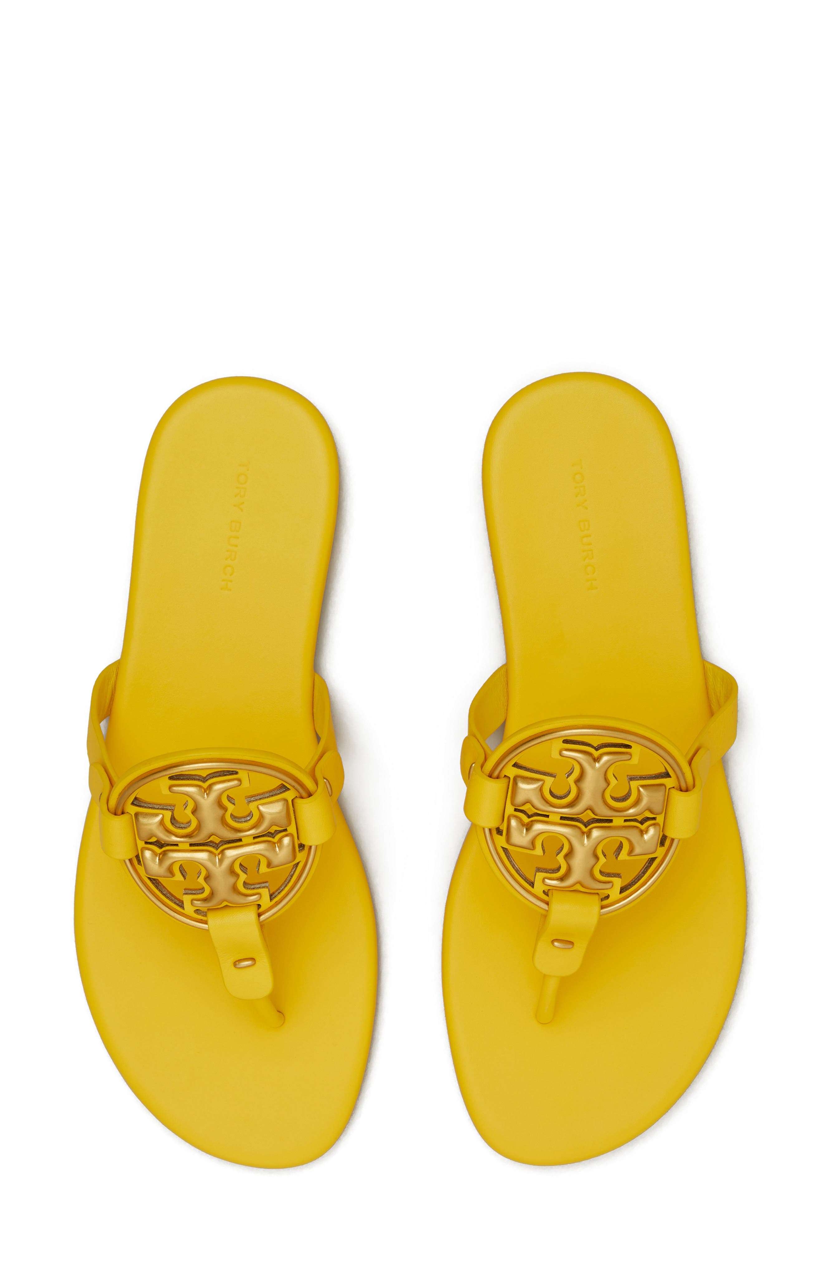Metal Miller Soft Leather Sandal, Alternate, color, BRIGHT JUNIPER / GOLD