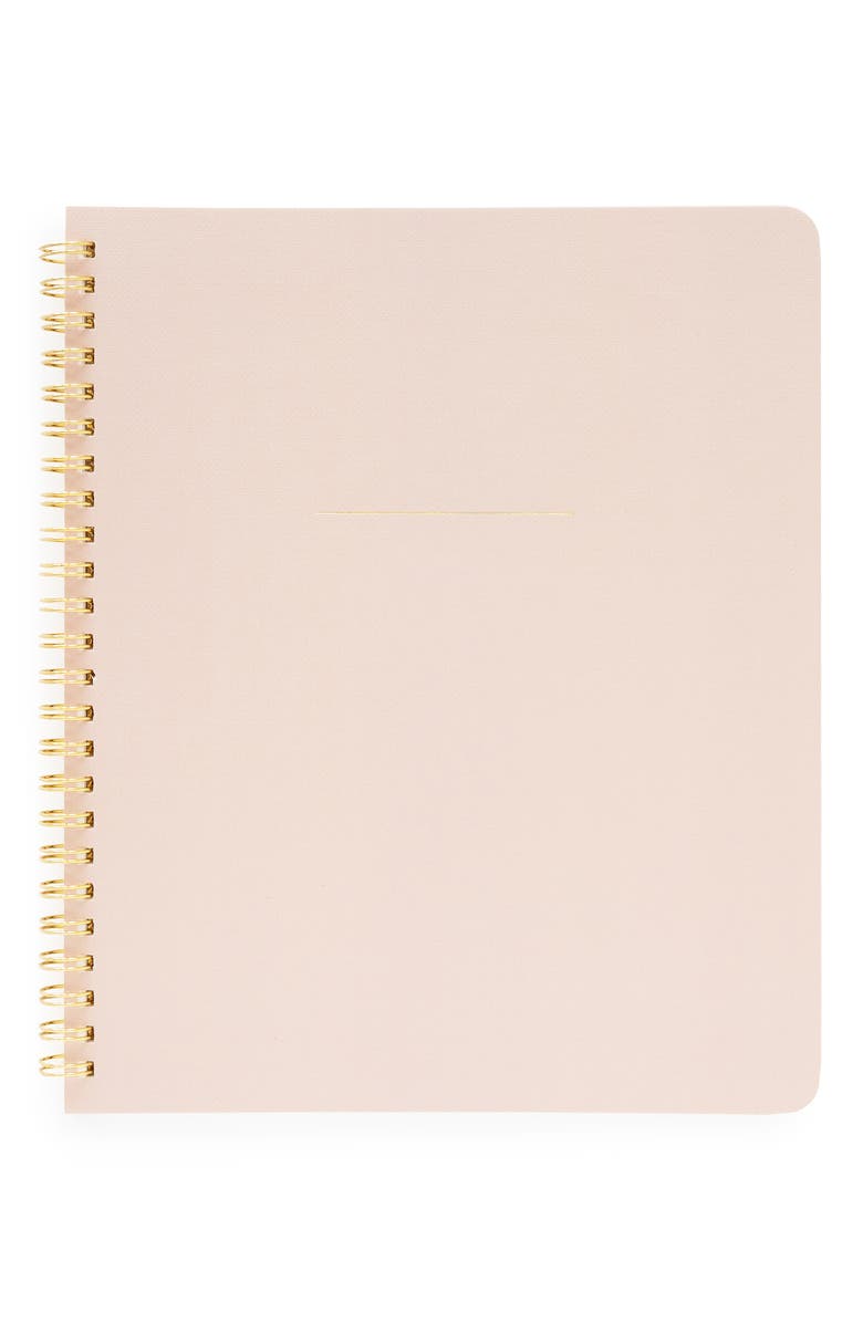 Sugar Paper Spiral Notebook, Main, color, Blush