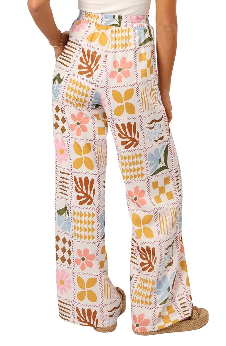 Petal & Pup Shay Mix Print Wide Leg Pants, Alternate, color,