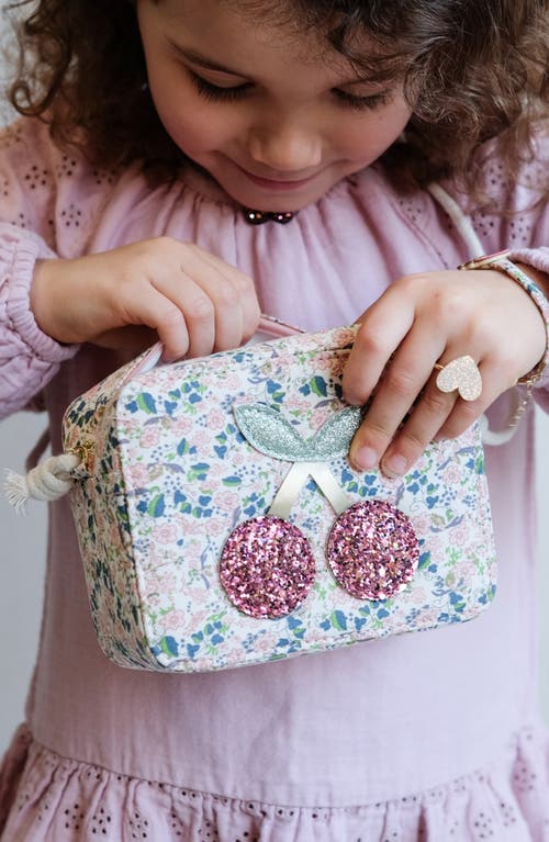 Shop Mimi & Lula Kids' Floral Cherries Bag In Light/pastel Pink