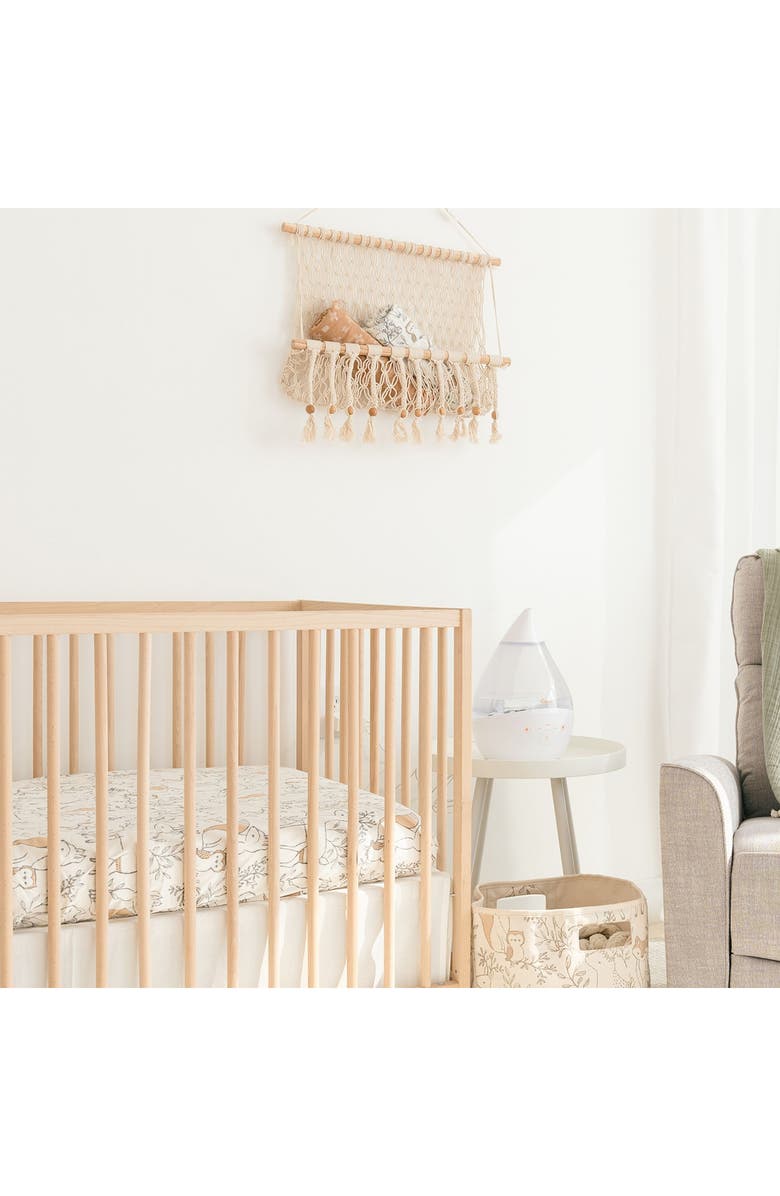 CRANE BABY Willow Macramé Storage Wall Decor, Alternate, color, Beige