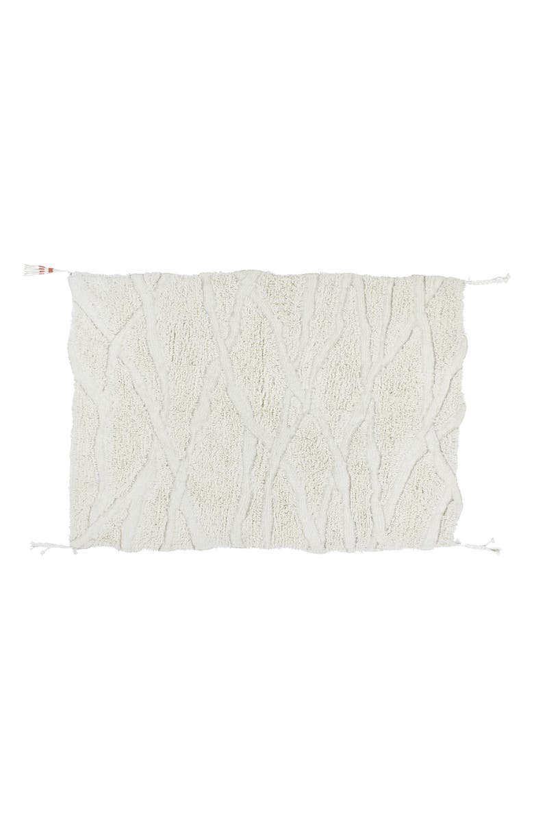 Lorena Canals Woolable Enkang Ivory Washable Wool Rug, Main, color, 