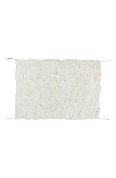 Woolable Enkang Ivory Washable Wool Rug