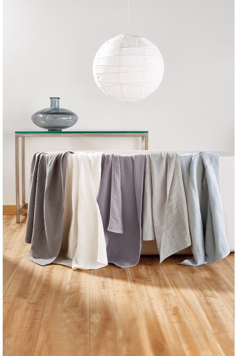 Waffle Bath Towel, Alternate, color, OCEAN