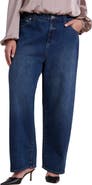 ELOQUII Adjustable Wide Leg Jeans