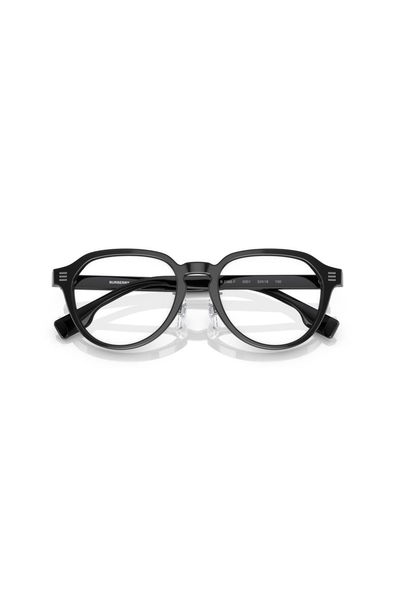 Burberry 52mm Phantos optical glasses, Alternate, color, Black