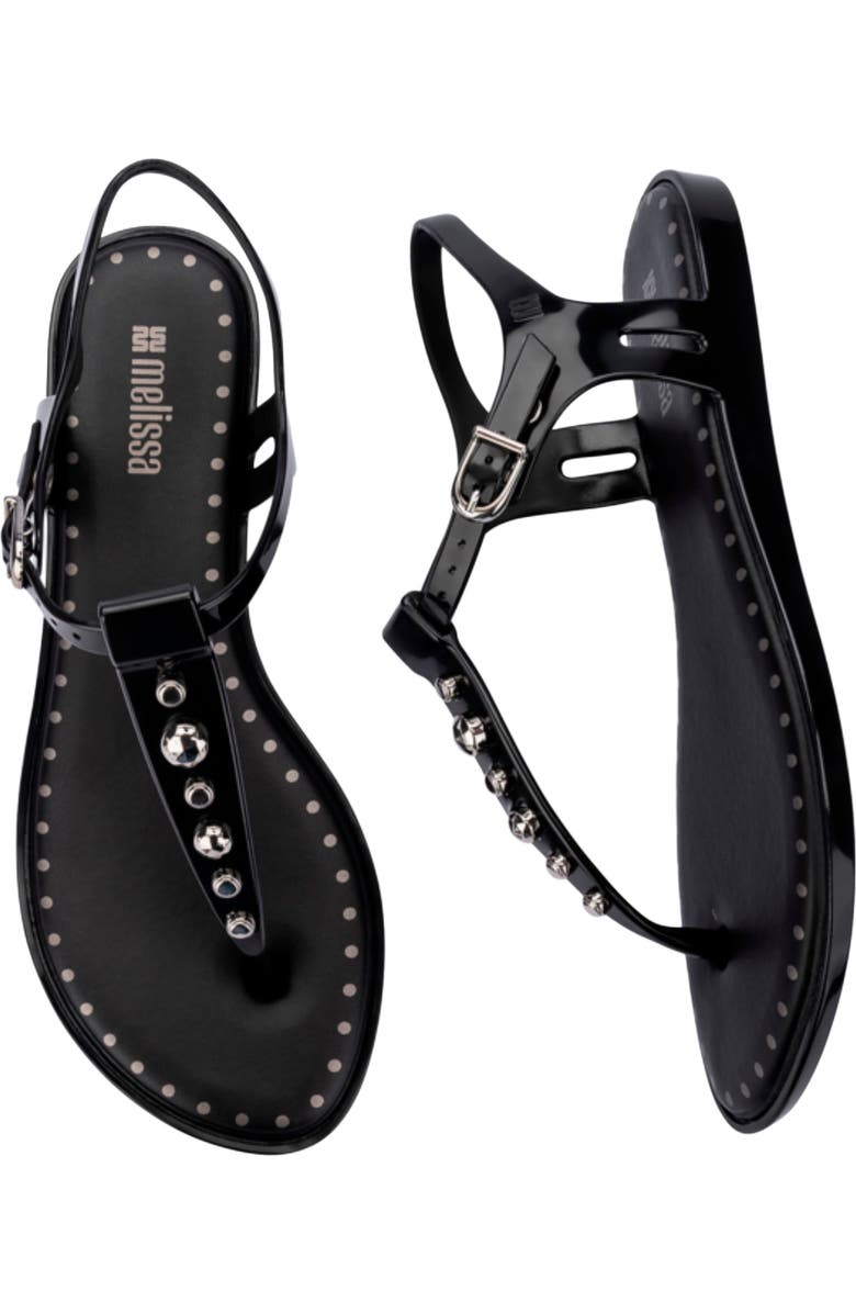 Melissa Solar Boho Ankle Strap Sandal, Alternate, color, Black