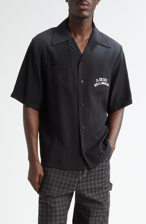 AMIRI ボタンアップシャツ 黒 SS25---amiri---