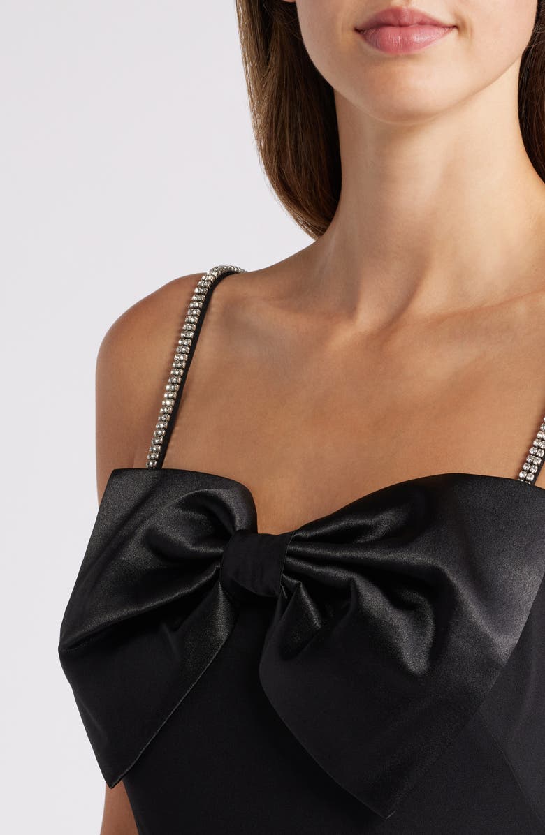 Eliza J Bow Embellished Strap Jumpsuit, Alternate, color,