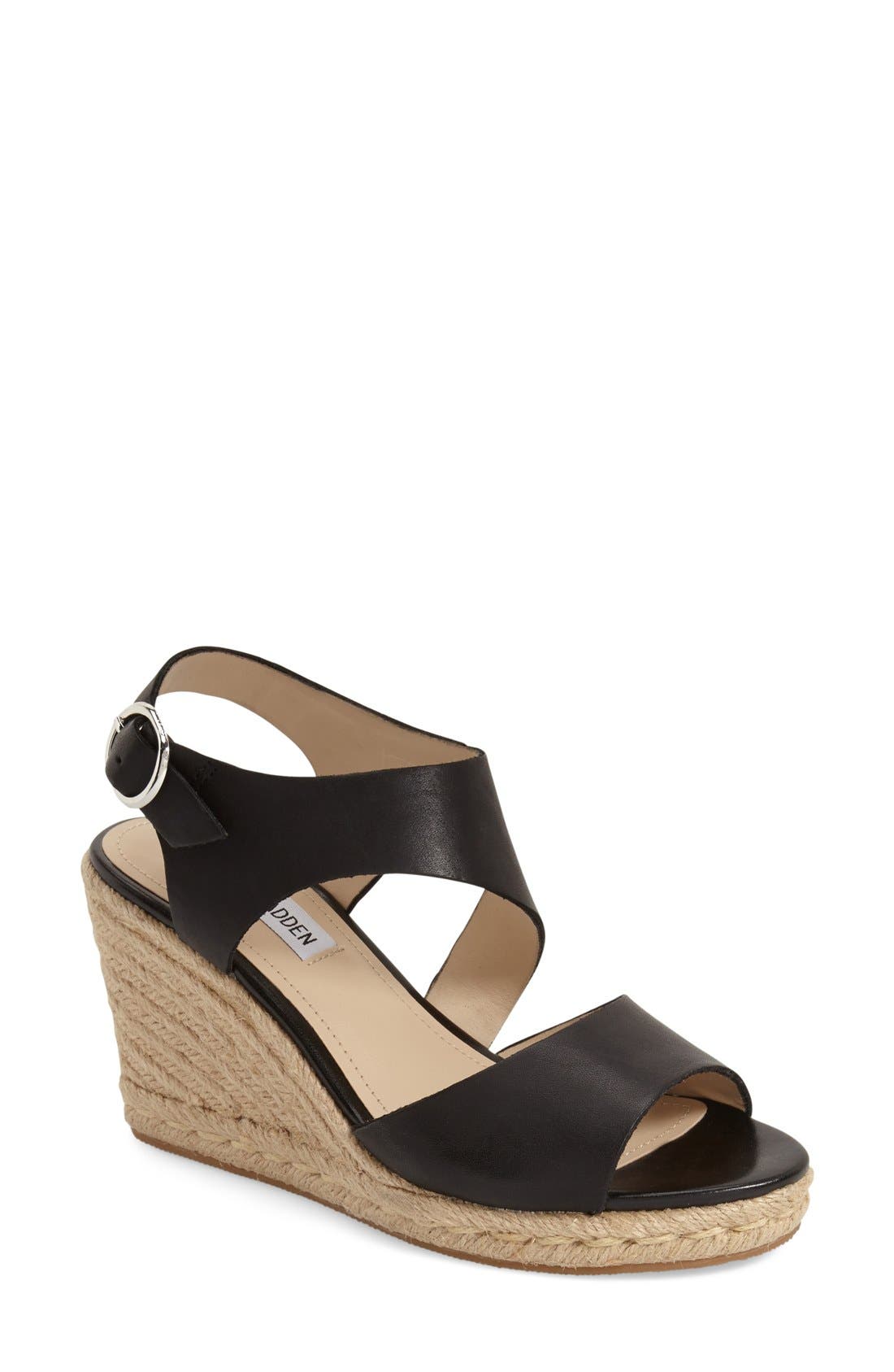 Steve Madden 'Wavi' Espadrille Wedge Sandal, Main, color, 