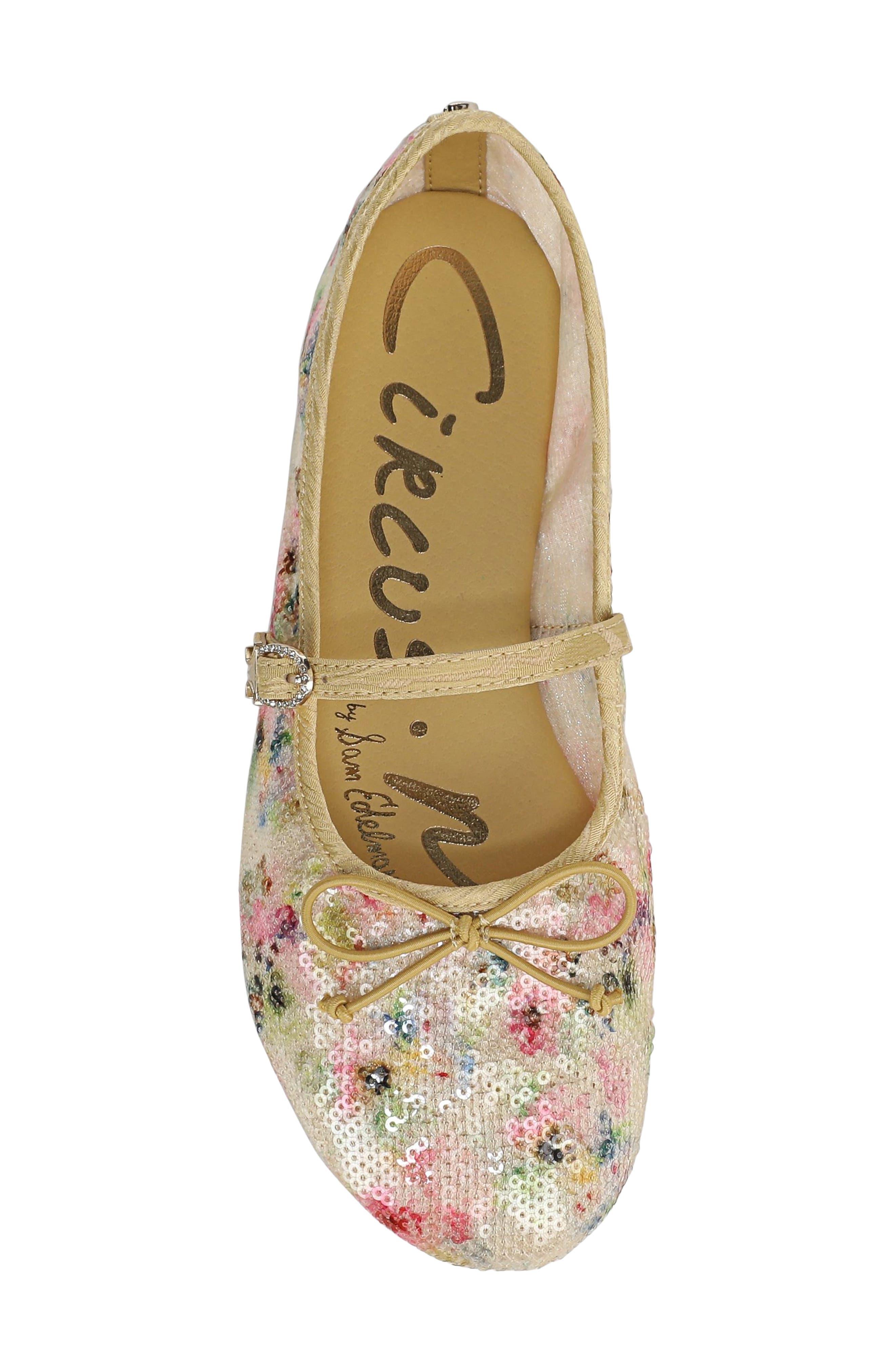 Circus NY by Sam Edelman Sofie Mesh Ballet Flat, Alternate, color, Vanilla Bean Multi